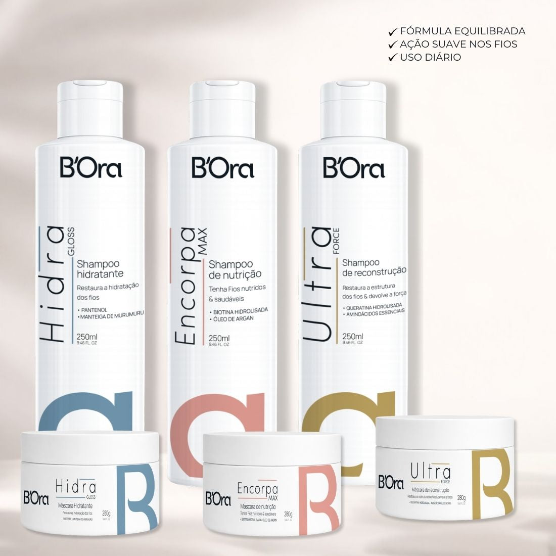 Cronograma Capilar Tratamento Completo – 6 produtos