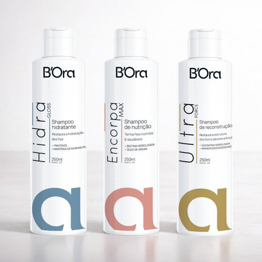 Kit Shampoo Cronograma Capilar - 3 produtos