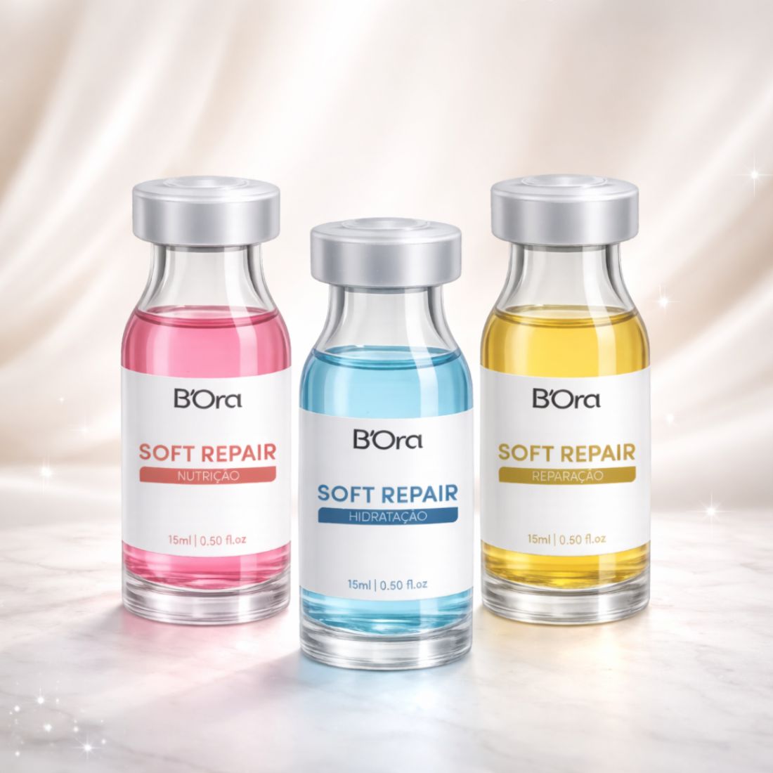 Kit Ampola de Tratamento Capilar Soft Repair - 15ml